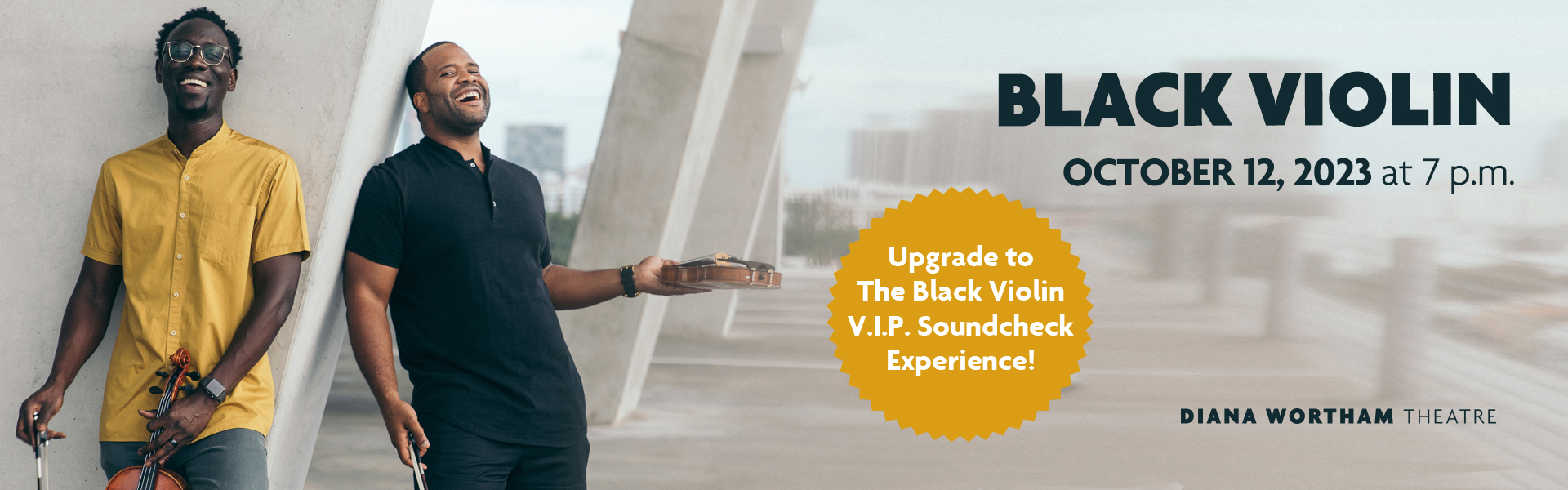 Black Violin, October 12 at 7 PM.