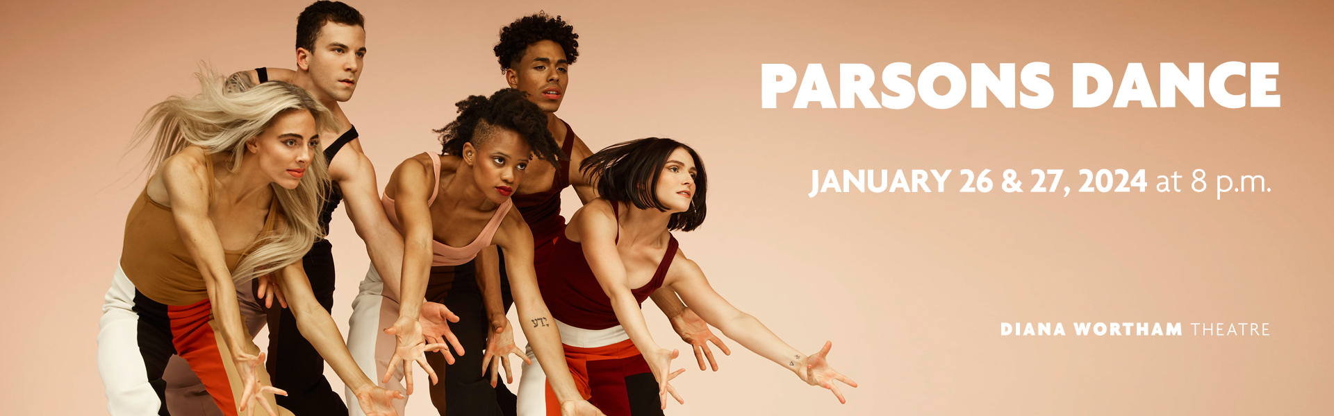 Parsons Dance, January 26 & 27 at 8 PM