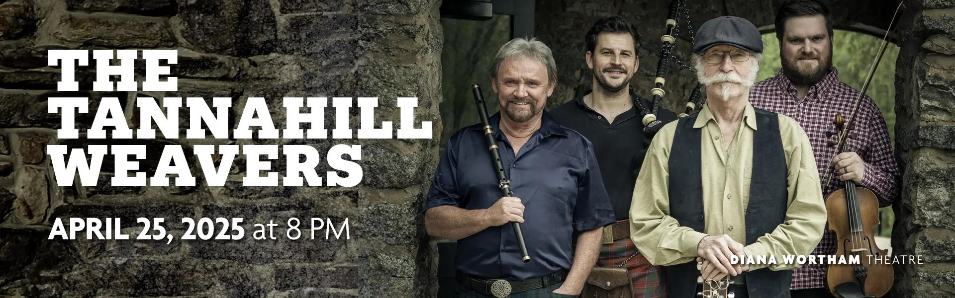 The Tannahill Weavers, April 25 at 8 PM