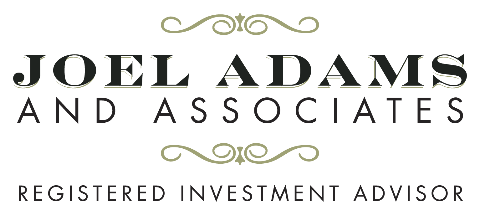 Logo: Joel Adams and Associates. Registered Investment Advisor.