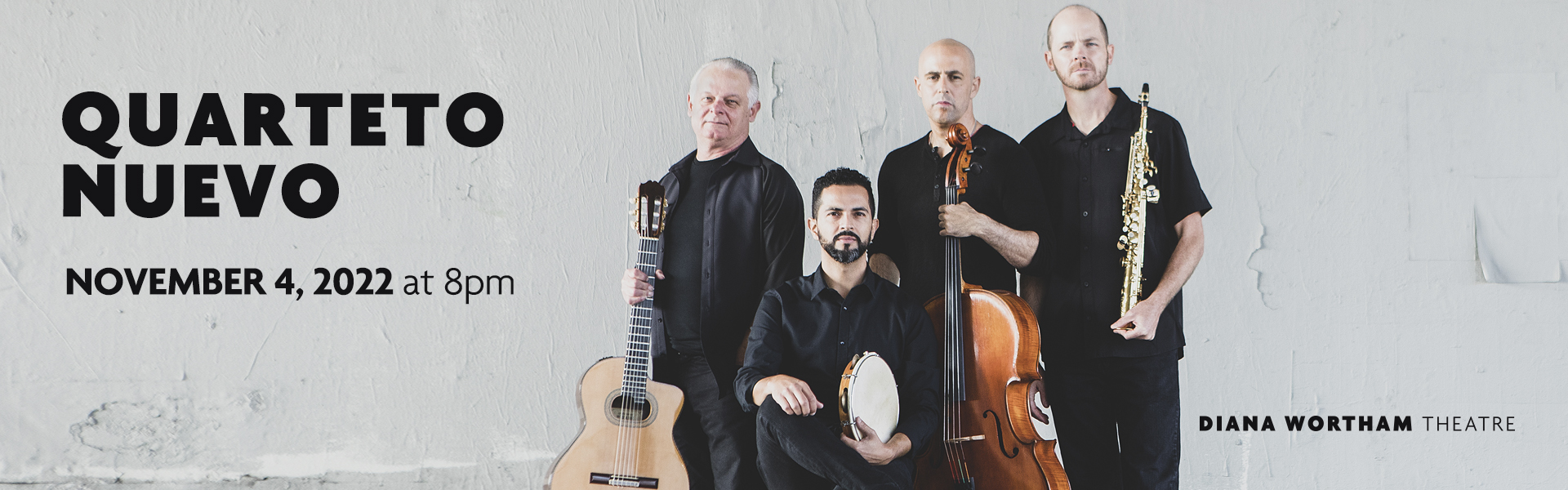 Quarteto Nuevo, November 4, 2022 at 8 PM