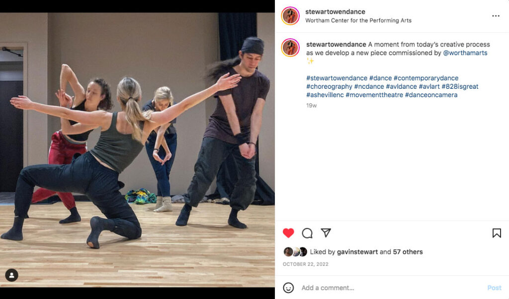 Stewart/Owen Dance on Instagram
