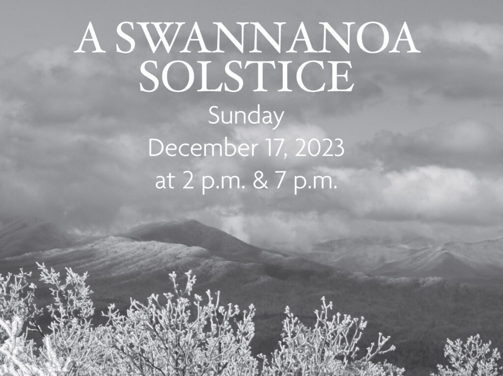A Swannanoa Solstice 2023 playbill program and press release
