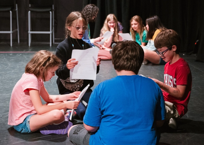 Performing Arts Theatre Camp at the Wortham Center in Downtown Asheville for elementary kids in Summer 2024  