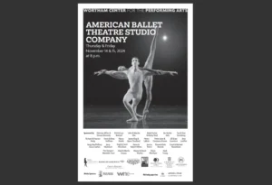 American Ballet Theatre Studio Company program for Asheville, November 14 & 15, 2024.