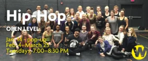 Adult Hip-Hop Dance Class, Tuesdays at 7 PM