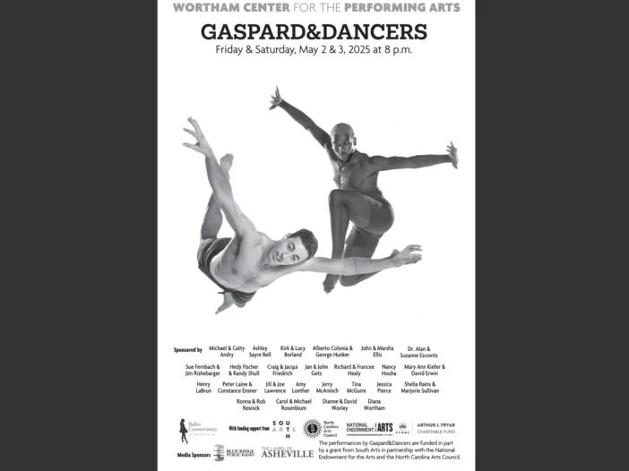 Gaspard&Dancers program cover for May 2 & 3, 2025