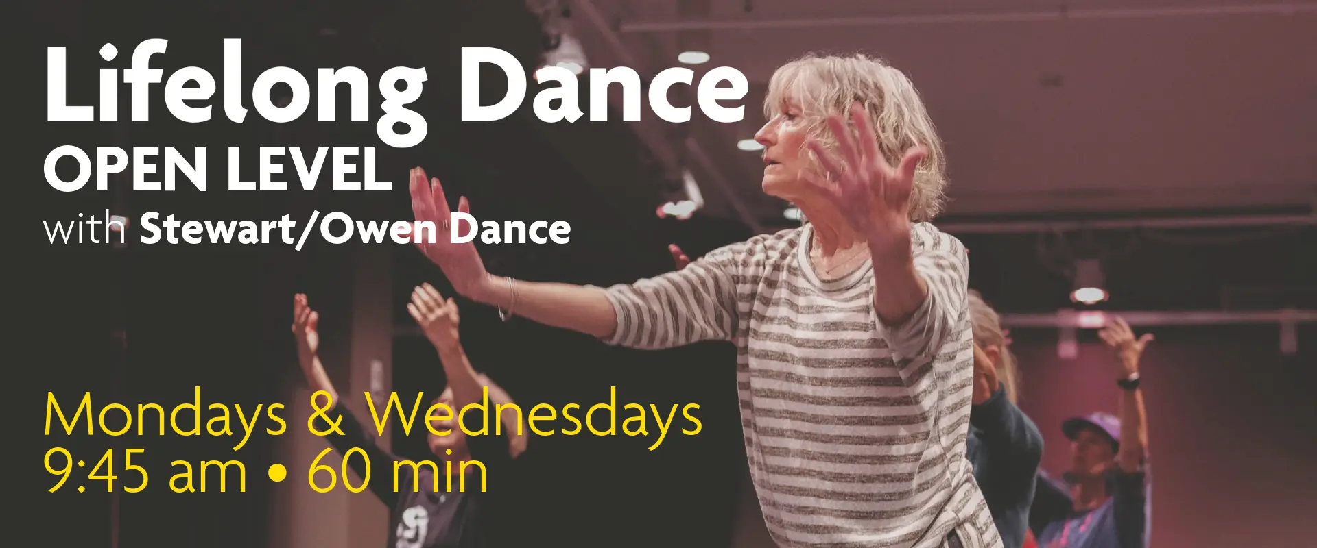 Lifelong Dance on Mondays and Wednesdays at 9:45 am