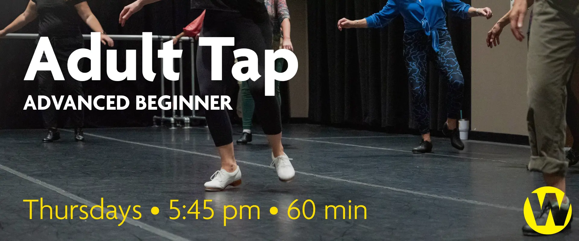 Advanced Beginner Tap on Thursdays at 5:45 pm