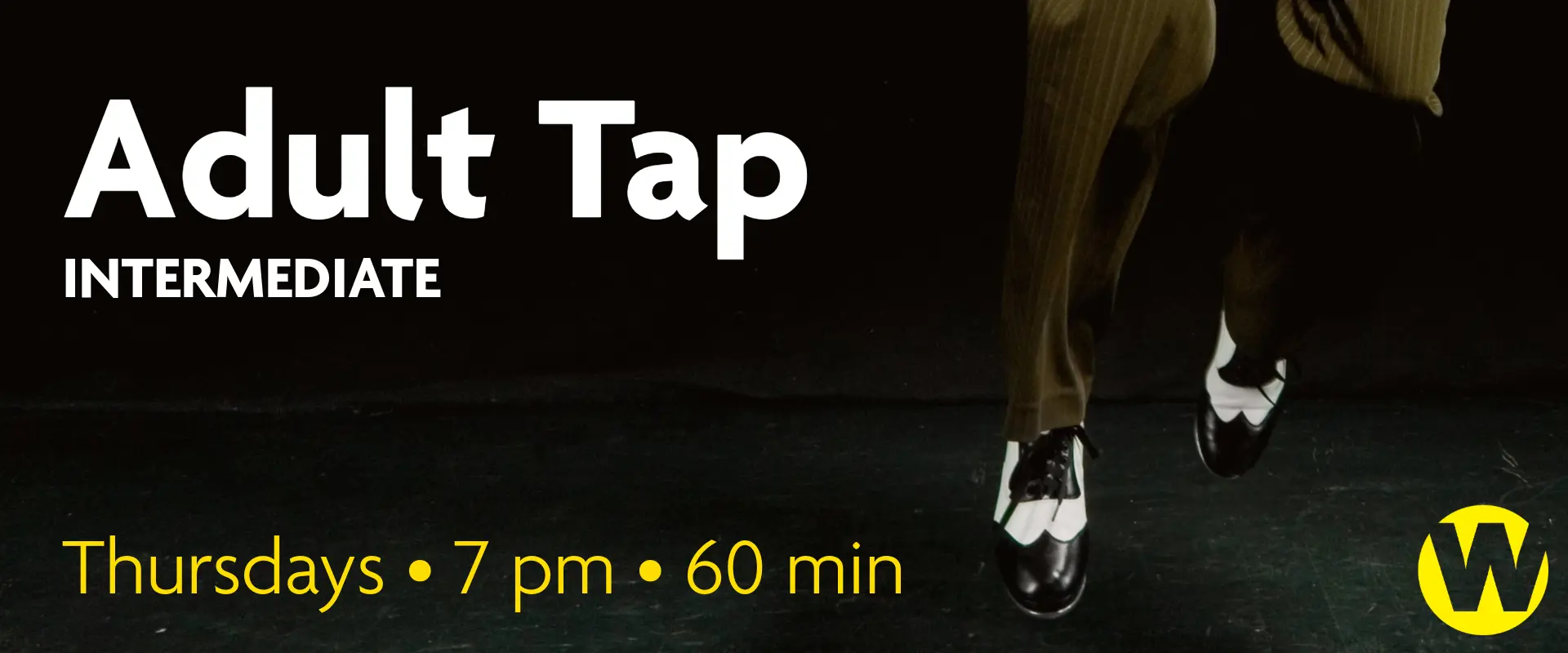 Intermediate Tap on Thursdays at 7 pm