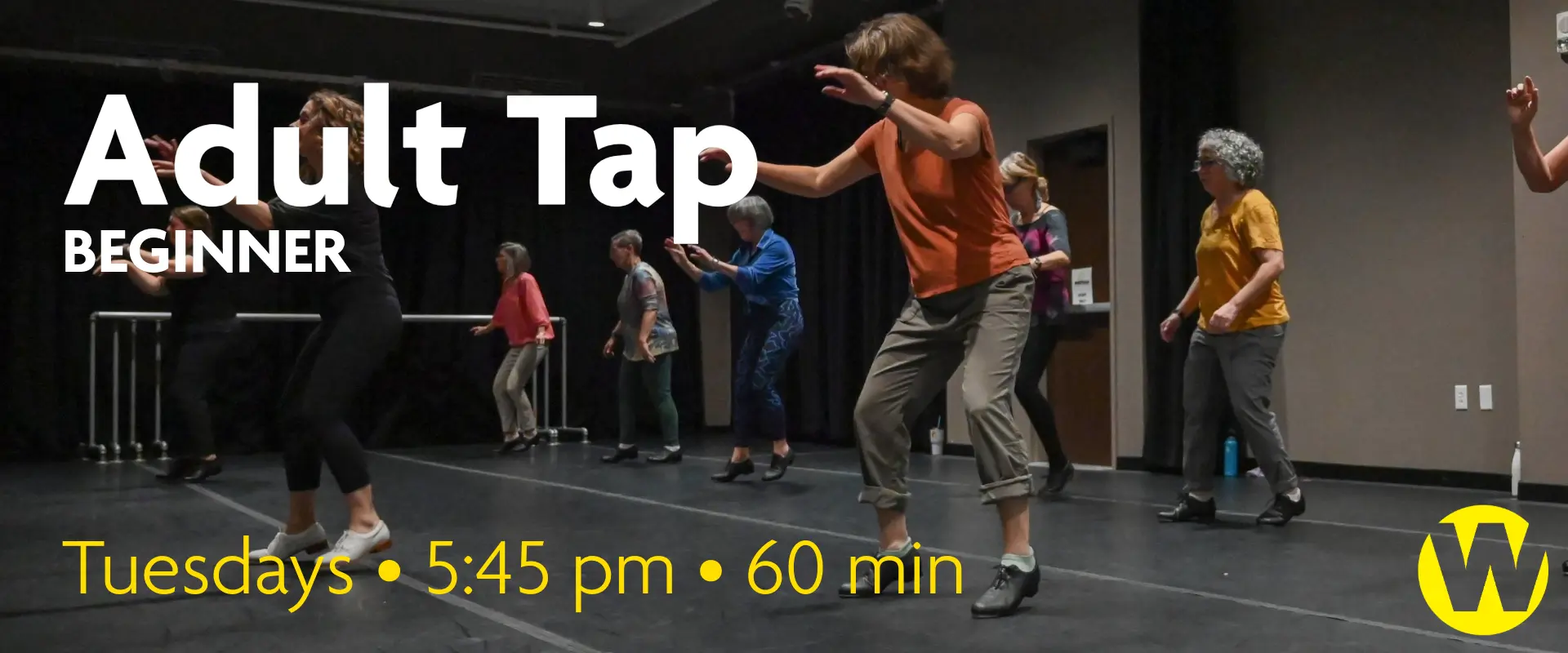 Beginner Tap on Tuesdays at 5:45 pm