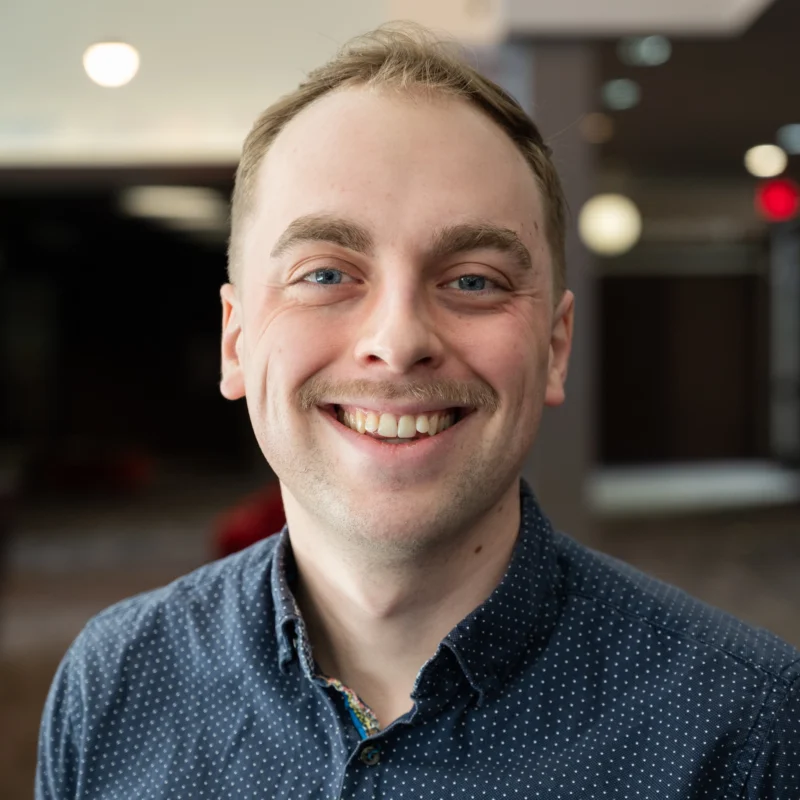 Photo: headshot of Jacob Phillips, Front of House Manager