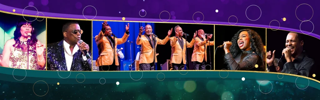 Photo collage: Magic of Motown performers