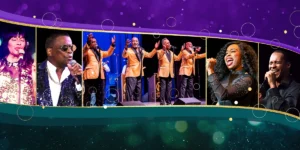 Photo collage: Magic of Motown performers