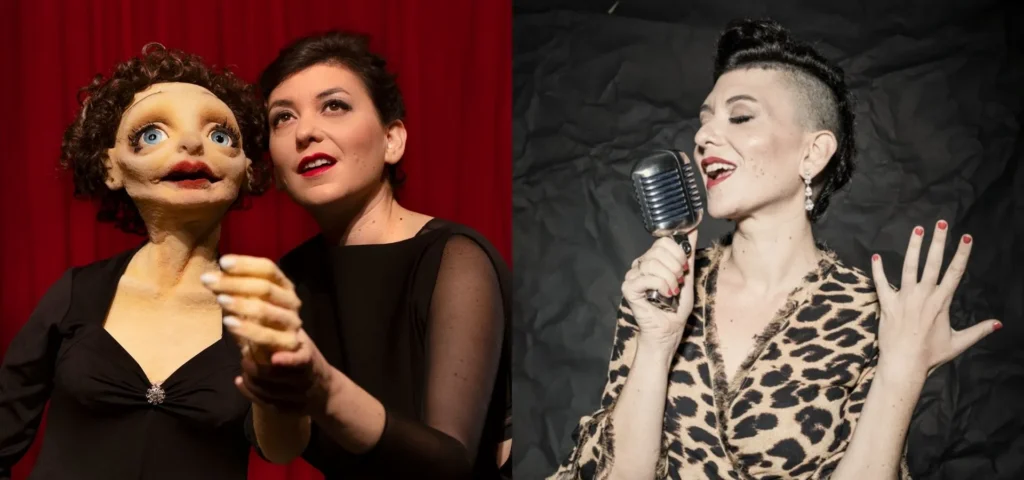 Photo: artist Yael Rasooly performing